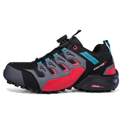 HIKEUP Suede Leather Hiking Shoes for Durable Outdoor Performance