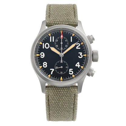 Militado VK61 VK67 Military Chronograph Watch for Men – Rugged Stainless Steel Sports Watch