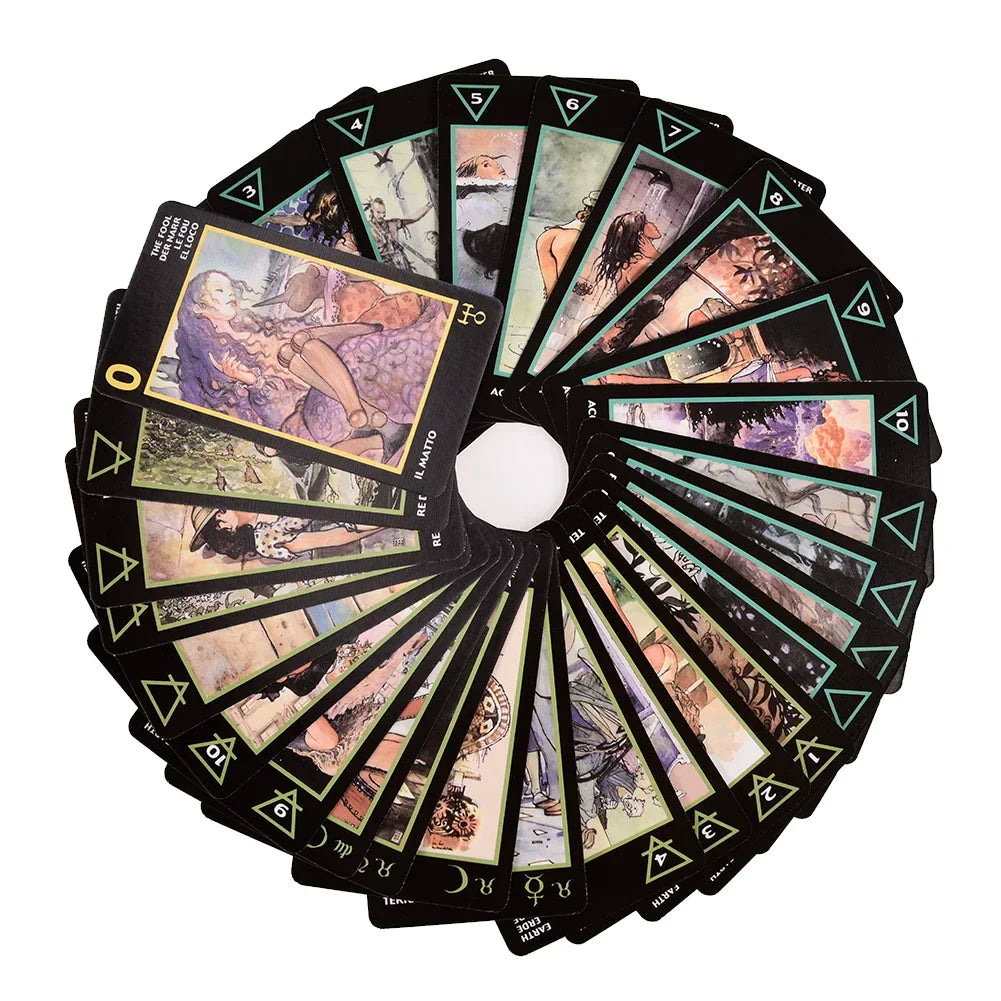 Tarot of Manara – Sensual 78-Card Divination Tarot Deck