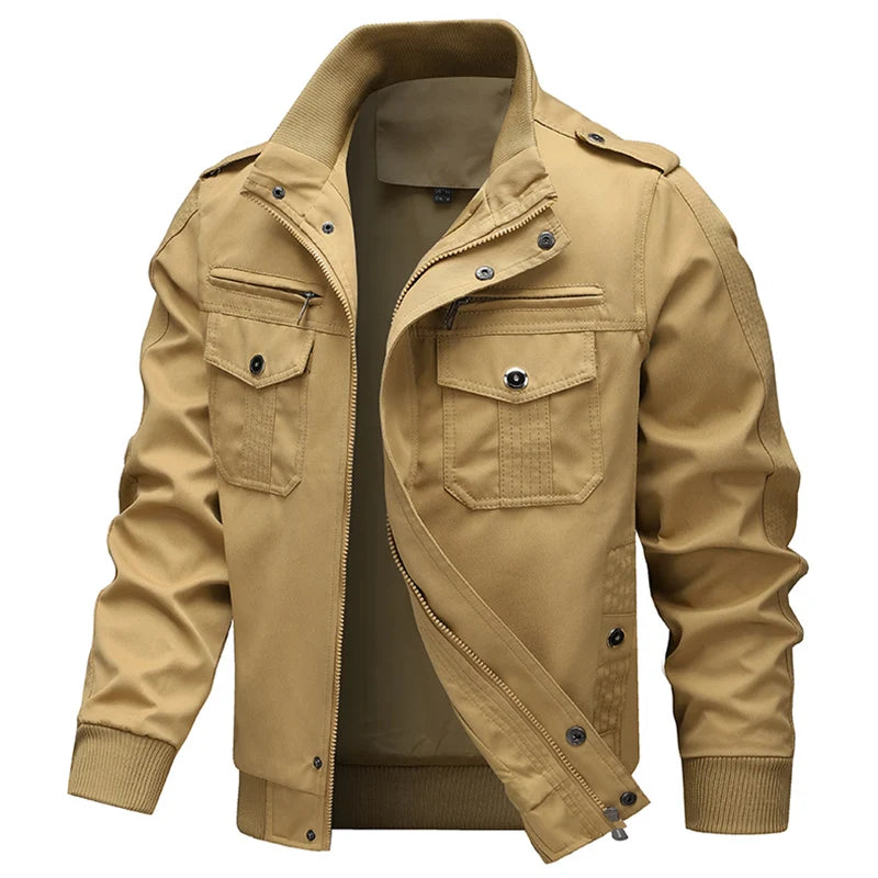 Men’s Tactical Utility Jacket for Everyday Wear & Outdoor Function