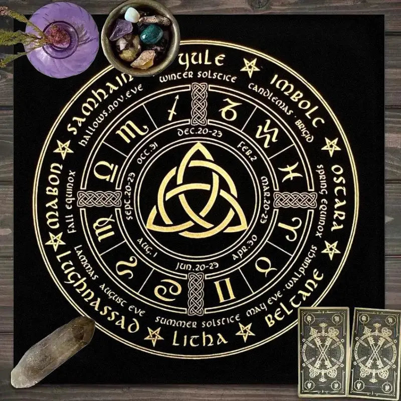 VIKAMA Tarot divination tablecloth