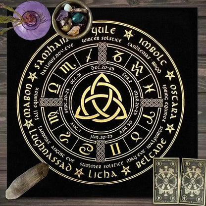 VIKAMA Tarot divination tablecloth