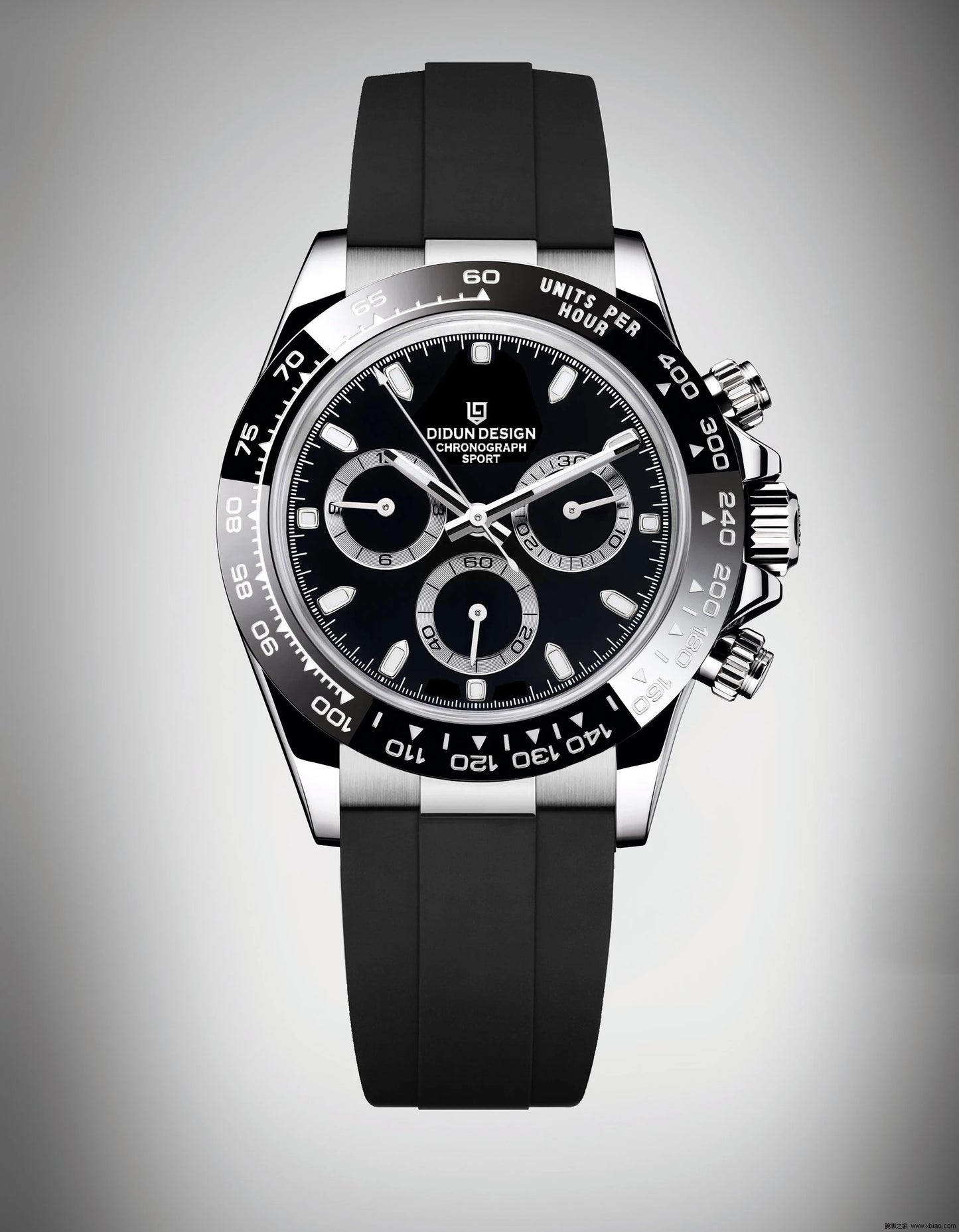 DIDUN Men’s Automatic Sports Watch – Ceramic Bezel Mechanical Luxury Style Chronograph