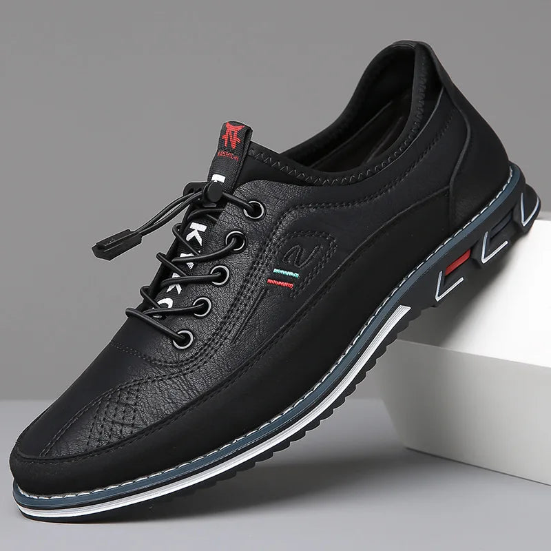 Men’s Leather Casual Board Shoes for Smart Casual & Everyday Wear