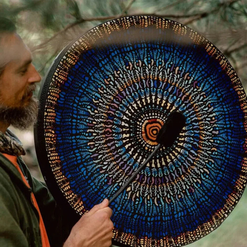 Handmade Frame Drum for Rhythm, Meditation & Percussion