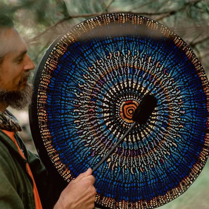 Handmade Frame Drum for Rhythm, Meditation & Percussion