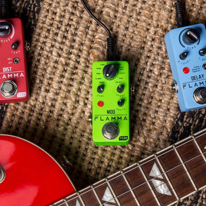 FLAMMA FC05 Multi-Modulation Guitar Pedal (11 Effects) for Sound Shaping & Tone Design