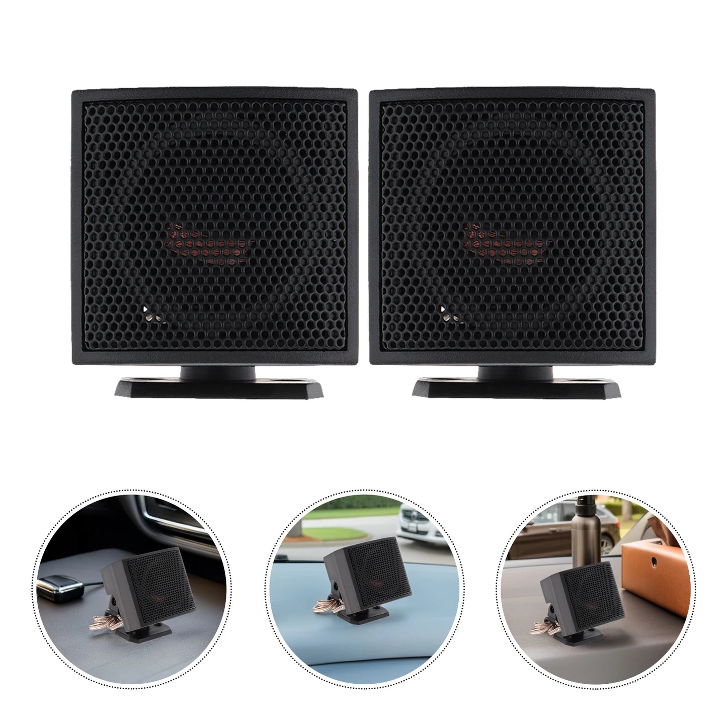 2-Piece Full-Range Car Stereo Speakers – HiFi Audio Upgrade for Vehicle Sound Systems