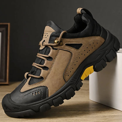 HIKEUP Men’s Waterproof Trekking Sneakers for Outdoor Comfort and Everyday Use