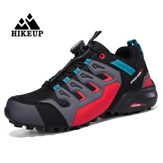 HIKEUP Suede Leather Hiking Shoes for Durable Outdoor Performance