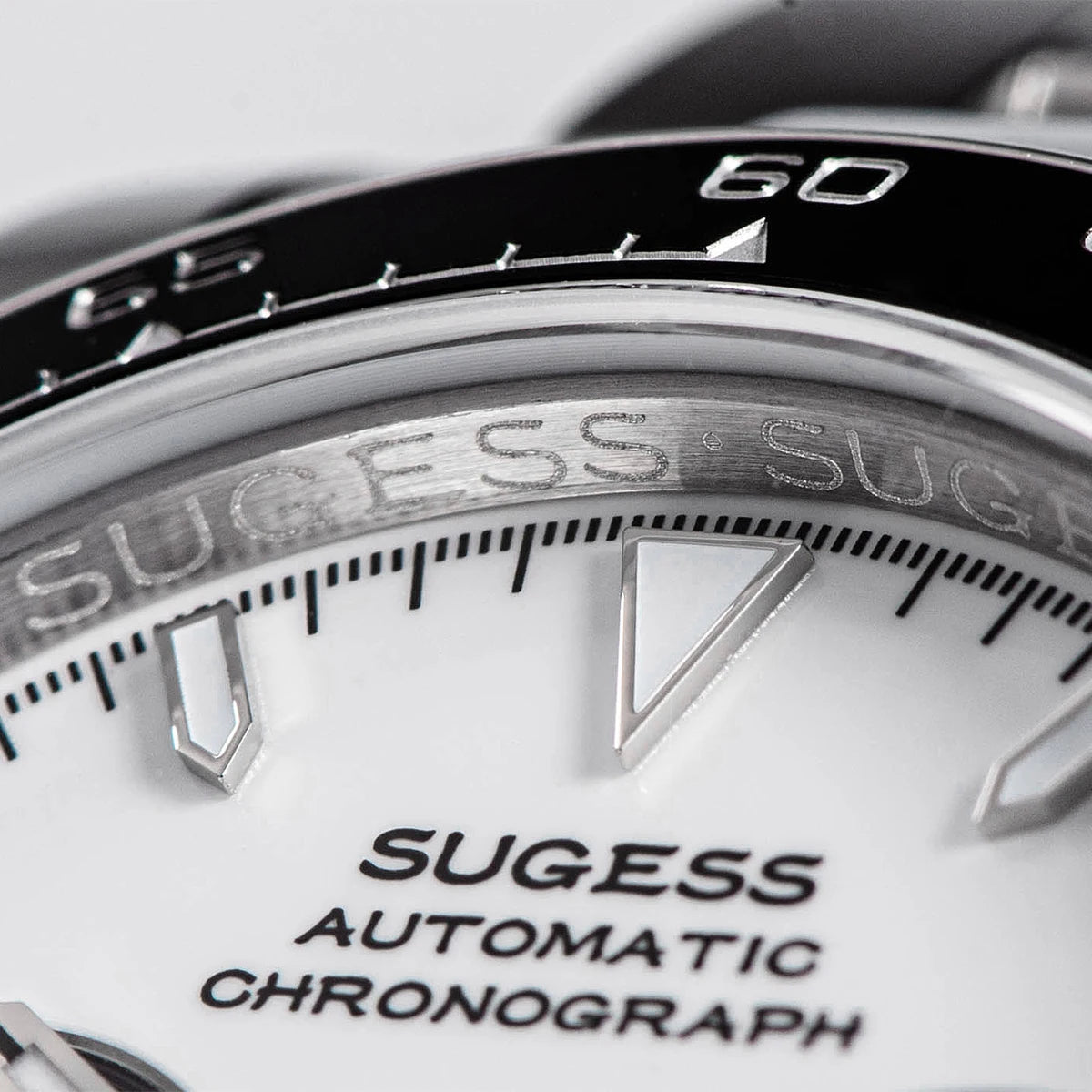 Sugess Panda Automatic Chronograph Watch – Mechanical Racing-Inspired Timepiece