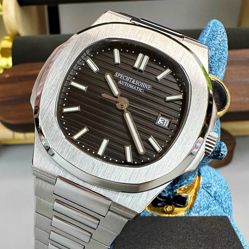 Specht & Sohne Luxury Business Automatic Watch for Men – Stainless Steel Miyota Timepiece
