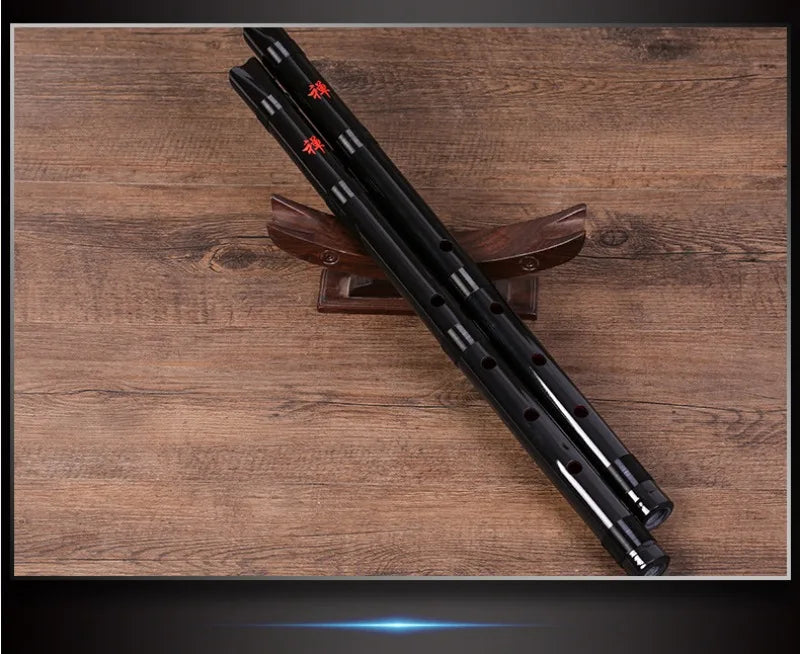 OLOMM Professional-Style Bamboo Flute – Portable Traditional Wind Instrument