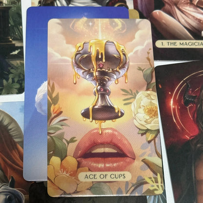 Love & Lust Tarot Deck – 78 Card Relationship & Intimacy Divination Set