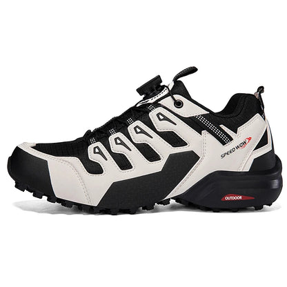 HIKEUP Suede Leather Hiking Shoes for Durable Outdoor Performance