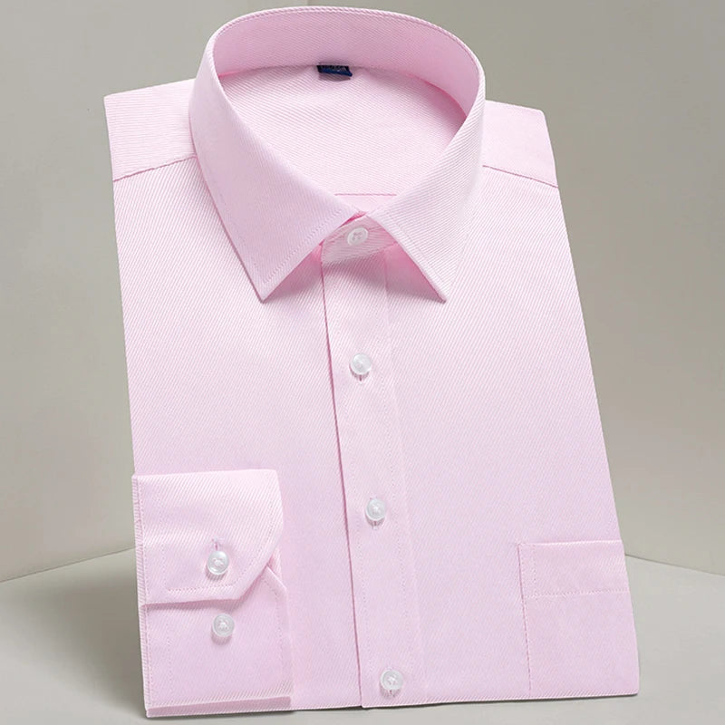 Men’s Classic Long-Sleeve Dress Shirt