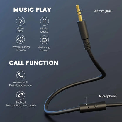 Oneodio Studio HiFi 3.5/6.35mm Professional Wired Monitor Over-Ear Headphones