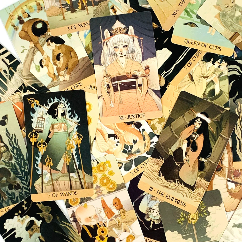 High-Quality 78-Card Tarot Deck – Classic Divination & Prediction Cards for Beginners & Gifts