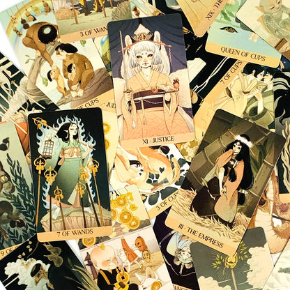High-Quality 78-Card Tarot Deck – Classic Divination & Prediction Cards for Beginners & Gifts