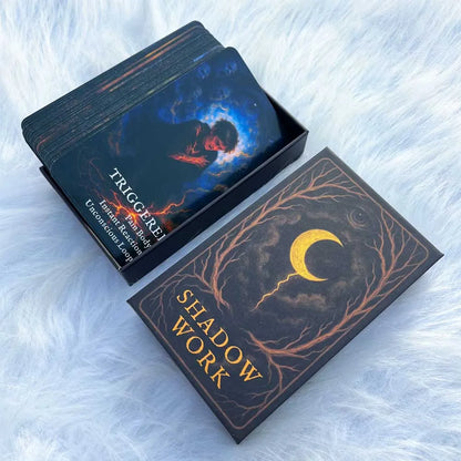 Reflective Moon Shadow Work Oracle Deck – 54 Card Self-Discovery Set