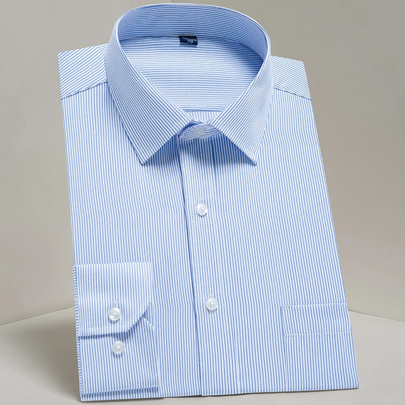 Men’s Classic Long-Sleeve Dress Shirt