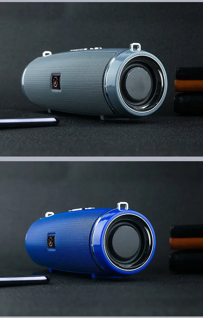 MouZYuan 200W Portable Bluetooth Speaker – Waterproof Outdoor HiFi Boombox with FM Radio