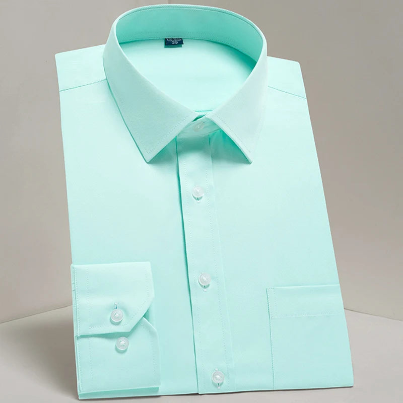 Men’s Classic Long-Sleeve Dress Shirt