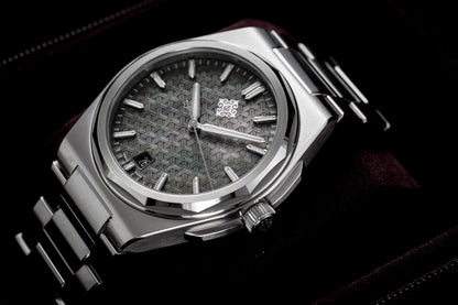 IX&DAO Warrior 37mm Automatic Watch – Miyota 9015 Sapphire Crystal Stainless Steel Timepiece