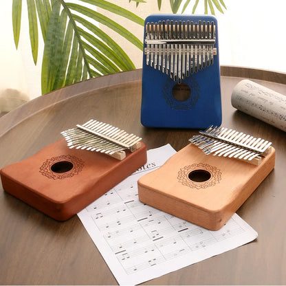 17-Key Kalimba Thumb Piano for Portable Music & Beginner Learning