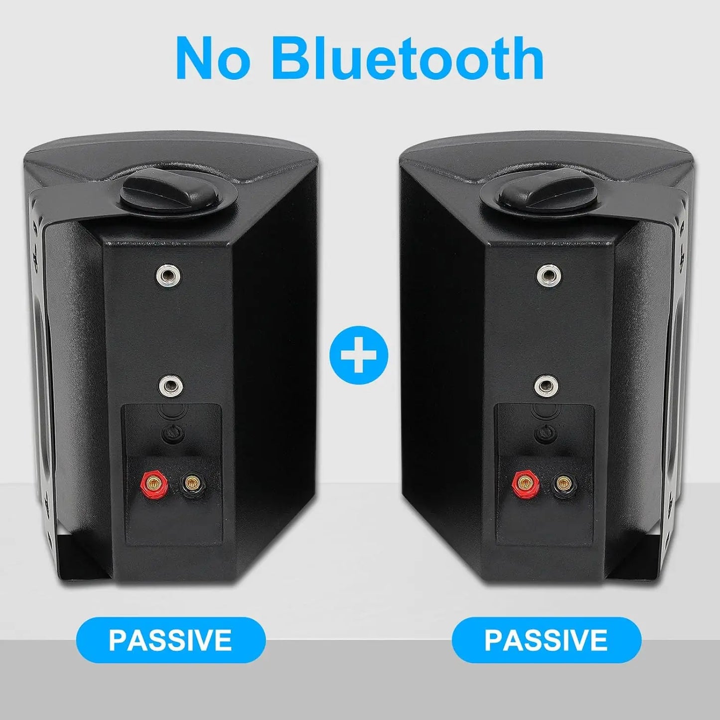 Herdio 4'' Passive Indoor/Outdoor Speakers With 200W