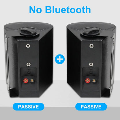Herdio 4'' Passive Indoor/Outdoor Speakers With 200W