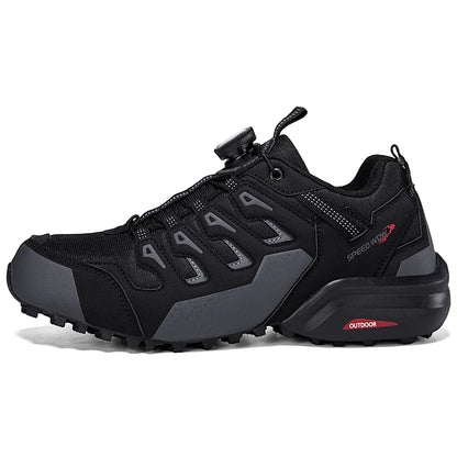 HIKEUP Suede Leather Hiking Shoes for Durable Outdoor Performance