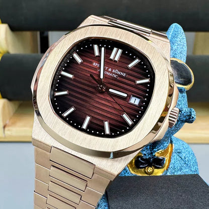 Specht & Sohne Luxury Business Automatic Watch for Men – Stainless Steel Miyota Timepiece