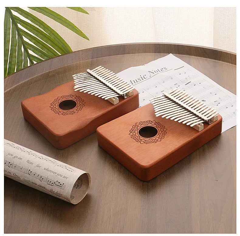 17-Key Kalimba Thumb Piano for Portable Music & Beginner Learning