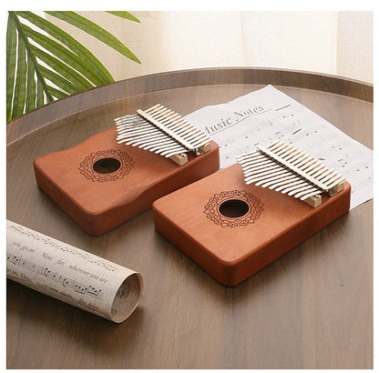 17-Key Kalimba Thumb Piano for Portable Music & Beginner Learning