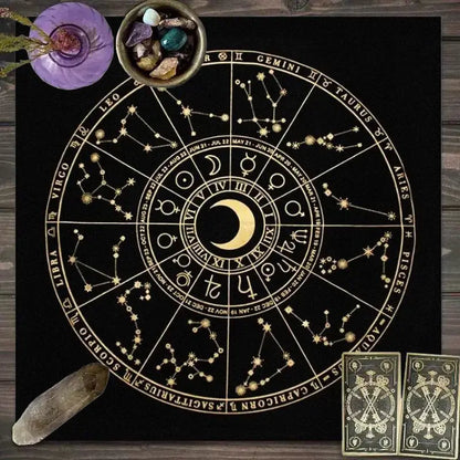 VIKAMA Tarot divination tablecloth