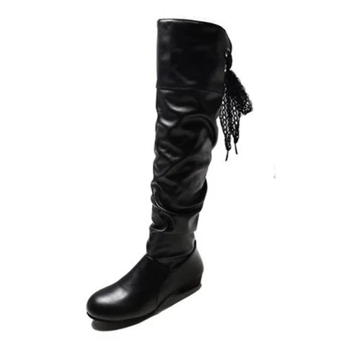 Women's Tall Boots – Refined Knee-High Style with Low Heel Comfort