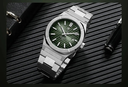 CADISEN Automatic Watch – Retro Diver Style Miyota 8215 Sapphire Edition