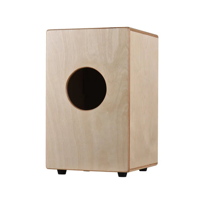 Birch Cajón Box Drum – Wooden Sitting Percussion Drum for Beginners & Travel Musicians