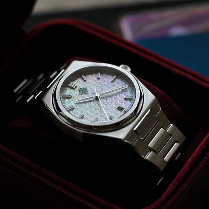IX&DAO Warrior 37mm Automatic Watch – Miyota 9015 Sapphire Crystal Stainless Steel Timepiece