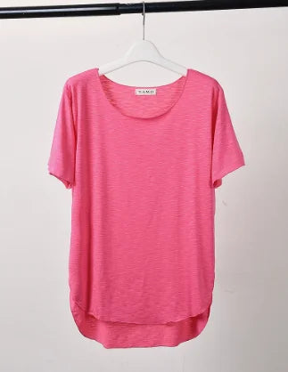 AIDAYOU Women’s Bamboo Round Neck T-Shirt for Cooling Comfort & Everyday Wear