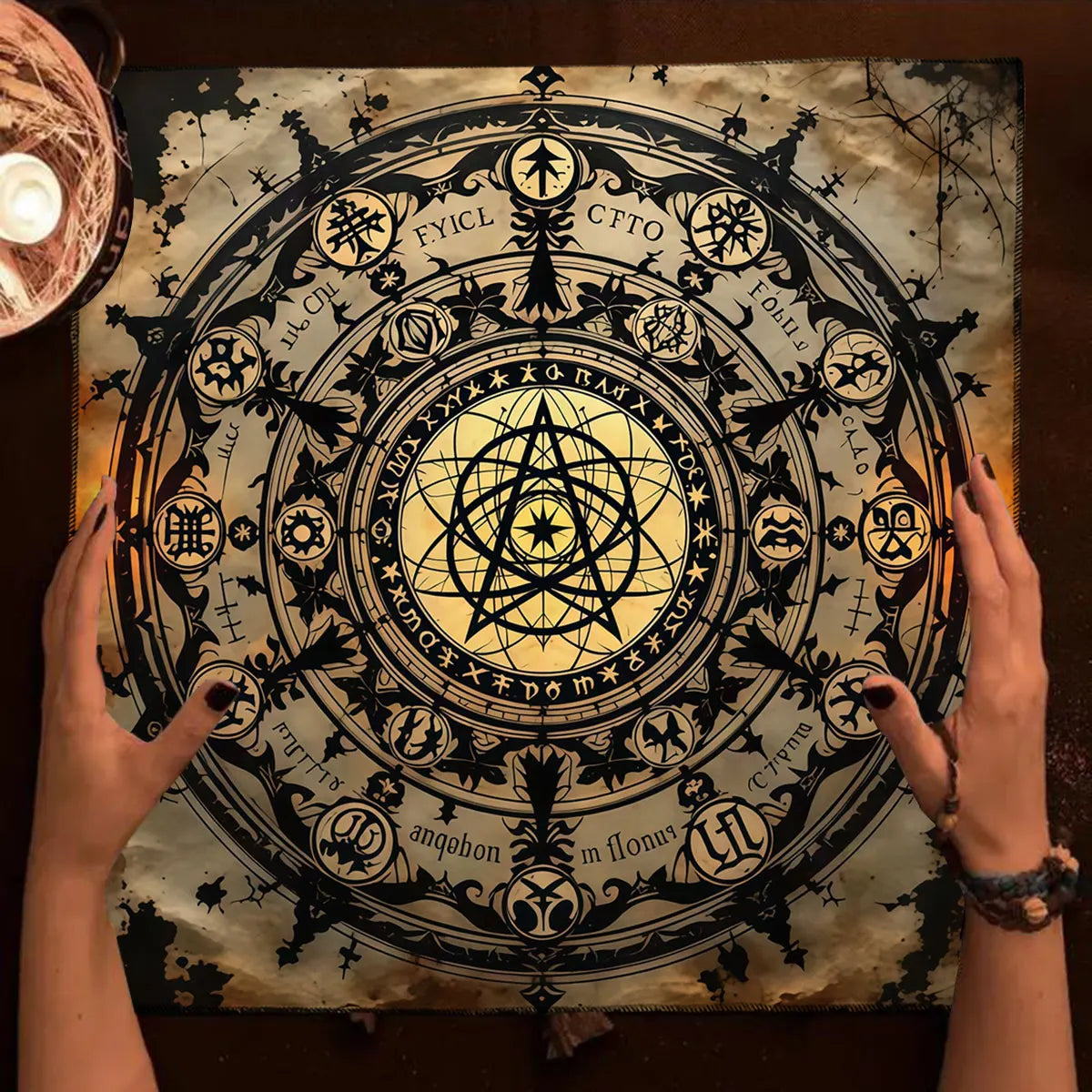 Mystical Tarot Constellation Altar Cloth