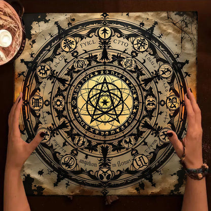 Mystical Tarot Constellation Altar Cloth