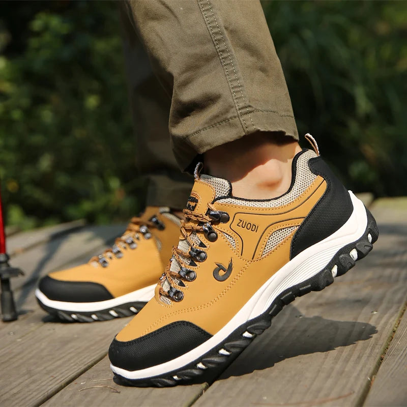 ZUODI Men’s Lightweight Outdoor Sneakers – Waterproof Casual Hiking & Everyday Shoes