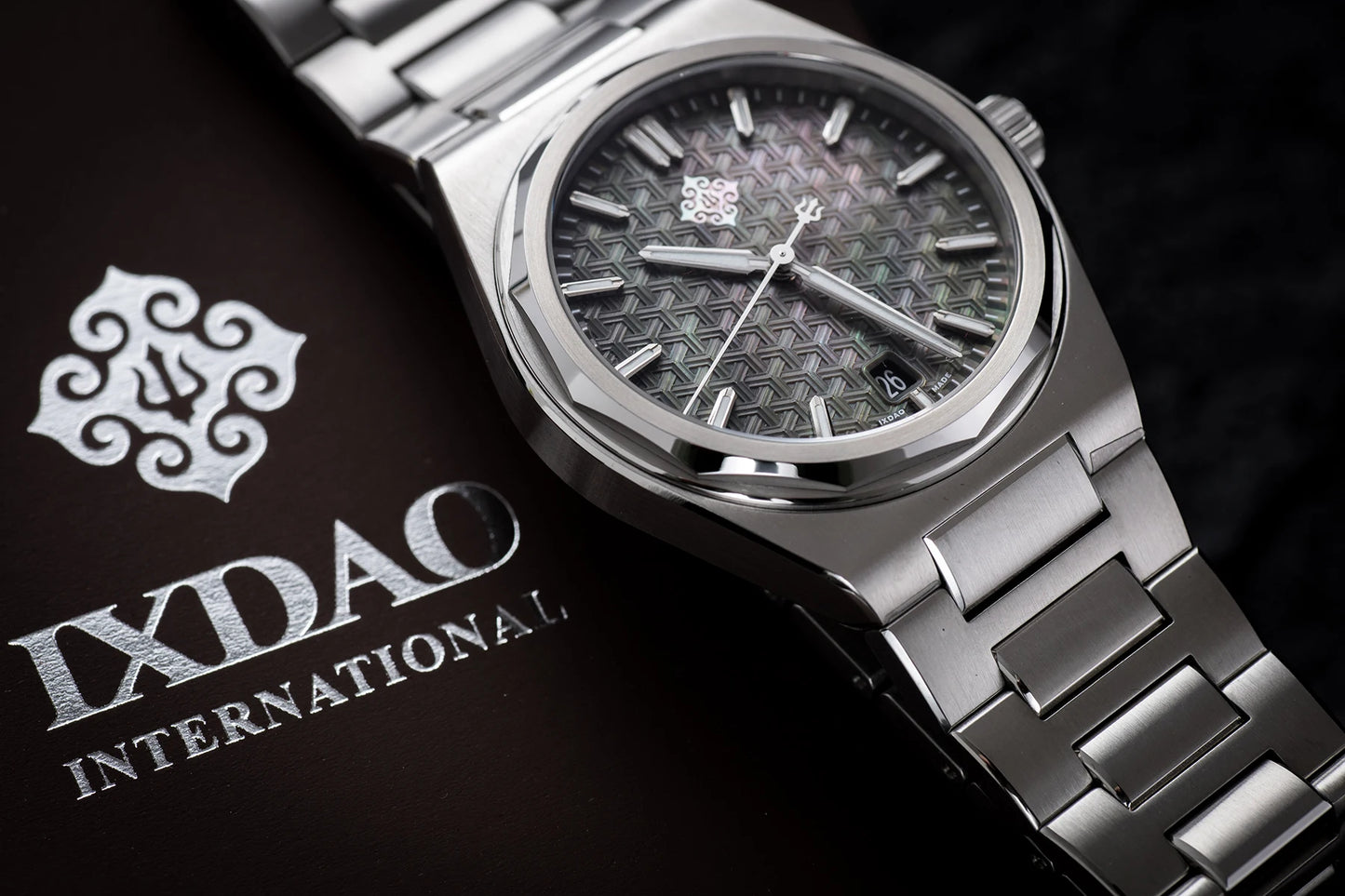 IX&DAO Warrior 37mm Automatic Watch – Miyota 9015 Sapphire Crystal Stainless Steel Timepiece
