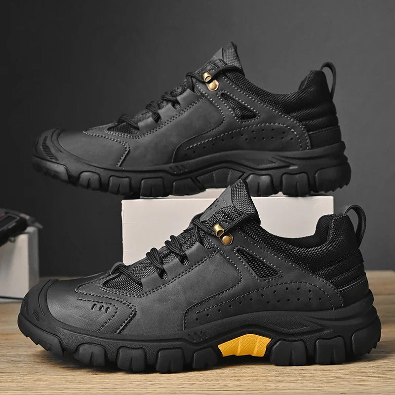 HIKEUP Men’s Waterproof Trekking Sneakers for Outdoor Comfort and Everyday Use