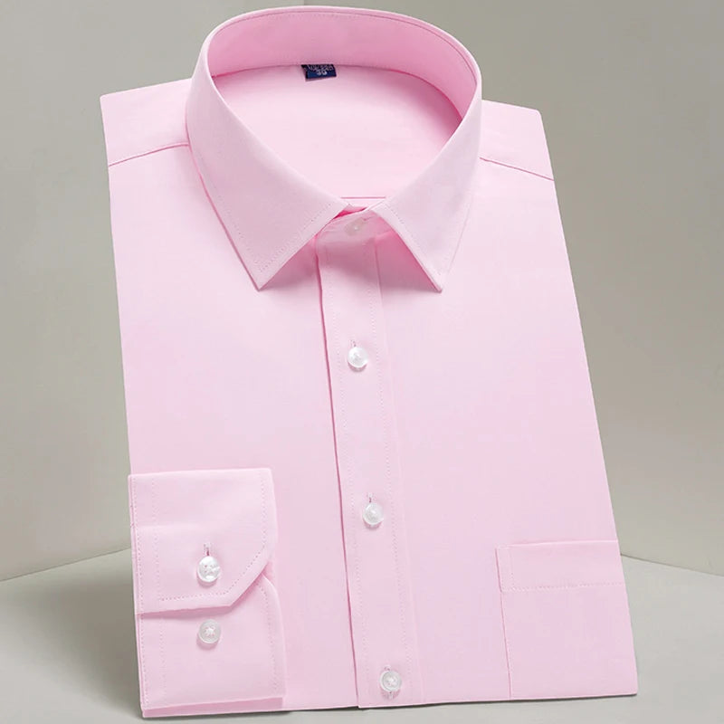 Men’s Classic Long-Sleeve Dress Shirt