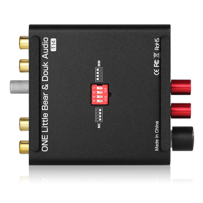 Douk Audio 'One Little Bear' T14-EQ Stereo RIAA MM/MC Phono Stage Preamp