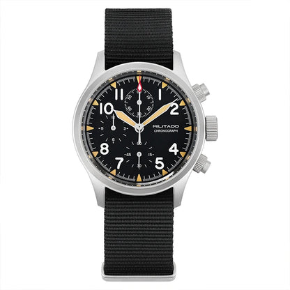 Militado VK61 VK67 Military Chronograph Watch for Men – Rugged Stainless Steel Sports Watch