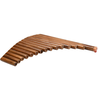 Traditional Bamboo Pan Flute – 15-Pipe Folk Instrument for Calm Melodic Playing